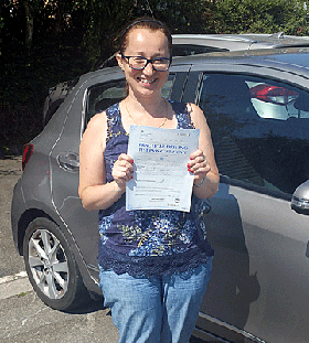 Well done Iwona after driving lessons at 
 - despite huge nerves throughout training, a well deserved test pass